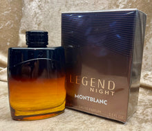 Load image into Gallery viewer, Montblanc Legend Night Eau de Parfum 3.3 Fl. Oz./100 Ml. Sealed Box
