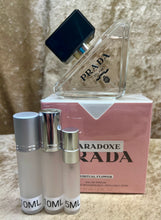Load image into Gallery viewer, Prada Paradox virtual Flower Eau De Parfum Travel Size 0.33 Fl. Oz. 10 Ml. Or 0.16 Fl. Oz. 5 Ml. Atomizer Spray or Roll-on Bottle