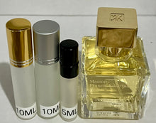 Load image into Gallery viewer, Apom Maison Francis Kurkdjian Travel Size Eau de Parfum 0.33 Fl. Oz./10 Ml. Or 0.16 Fl. Oz./5 Ml. Atomizer Spray or Roll-on Bottle