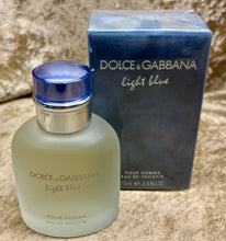 Load image into Gallery viewer, Dolce&amp;Gabbana Light Blue Eau For Men Pour Homme Eau Parfum 2.5 Fl. Oz. 75 Ml. Sealed Box
