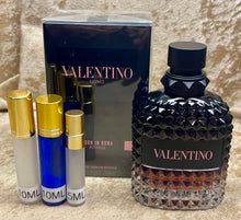 Load image into Gallery viewer, Valentino Uomo Born in Roma Intense for Men Eau de Parfum Intense Travel Size 0.33Fl. Oz./10Ml. Or 0.16 Fl. Oz./5Ml. Atomizer Spray or Roll-on Bottle