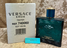 Load image into Gallery viewer, Versace Eros for Men Eau de Toilette 3.3 Fl. Oz. 100 Ml Tester Spray Bottle