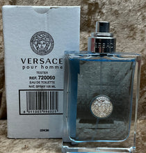 Load image into Gallery viewer, Versace Pour Homme For Men 3.4 Fl. Oz. 100 Ml Eau De Toilette Tester Spray Bottle No Cap