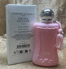 Load image into Gallery viewer, Delina Exclusif Parfums de Marly Eau de Parfum 2.7 Fl. Oz./75 Ml. Tester Bottle