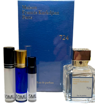 Load image into Gallery viewer, 724 Maison Francis Kurkdjian Eau de Parfum Travel Size 0.33 Fl. Oz./10 Ml. Or 0.16 Fl. Oz./5 Ml. Atomizer Spray or Roll-on Bottle