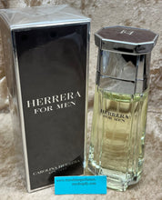 Load image into Gallery viewer, Herrera for Men Eau de Toilette 3.3 Fl. Oz. 100 Ml. Sealed Bottle