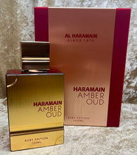 Load image into Gallery viewer, Amber Oud Ruby Edition Haramain Eau de Parfum 3.4 Fl. Oz. 100 Ml. Sealed Box