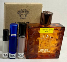 Load image into Gallery viewer, Eros Najim Versace Pour Homme for Men Travel Size 0.33 Fl. Oz./10 Ml. Or 0.16 Fl. Oz./5 Ml. Atomizer Spray or Roll-on Bottles
