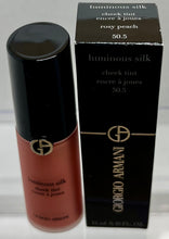 Load image into Gallery viewer, Cheek and Lips Tint Shine Luminous Silk Giorgio Armani Rosy Peach 50.5. - 0.40 Fl. Oz./12 Ml.