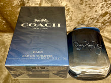 Load image into Gallery viewer, Coach New York Blue for Men Eau De Toilette 3.3 Fl. Oz./100 Ml. Sealed Box
