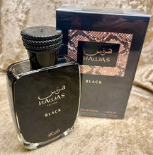 Load image into Gallery viewer, Hawas Rasasi Black Rasasi For Him Eau de Parfum 3.38 Fl. Oz./100 Ml.