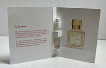 Load image into Gallery viewer, A La Rose Maison Francis Kurkdjian Eau de Parfum 0.06 Fl. Oz./2 Ml. Sample Spray Bottl