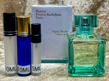 Load image into Gallery viewer, Aqua Media Cologne Forte Maison Francis Kurkdjan Eau De Parfum 0.33 Fl.Oz./10 Ml. Or 0.16 Fl. Oz./5 Ml. Atomizer Spray or Roll-on Bottle