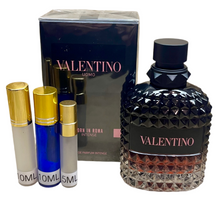 Load image into Gallery viewer, Valentino Uomo Born in Roma Intense for Men Eau de Parfum Intense Travel Size 0.33Fl. Oz./10Ml. Or 0.16 Fl. Oz./5Ml. Atomizer Spray or Roll-on Bottle