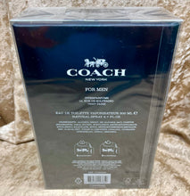 Load image into Gallery viewer, Coach New York For Men 6.7 Fl. Oz. 200 Ml. Eau De Toilette Spray Sealed Box
