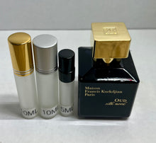 Load image into Gallery viewer, Oud Silk Mood Maison Francis Kurkdjian Travel Size Eau de Parfum 0.33 Fl. Oz./10 Ml. Or 0.16 Fl. Oz./5 Ml. Atomizer Spray or Roll-on Bottle