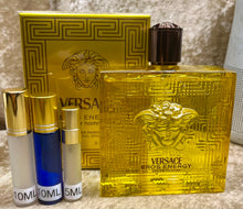Load image into Gallery viewer, Versace Eros Energy for Men Travel size Eau de Parfum 0.33 Fl. Oz. 10Ml. Or 0.16 Fl. Oz. 5Ml. Atomizer Spray or Roll-on Bottle