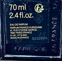 Load image into Gallery viewer, Oud Satin Mood Francis Kurkdjan Eau De Parfum 2.4 Fl. Oz./ 70 Ml. Tester bottle.