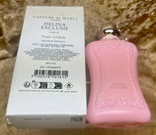 Load image into Gallery viewer, Delina Exclusif Parfums de Marly Eau de Parfum 2.7 Fl. Oz./75 Ml. Tester Bottle