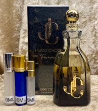 Load image into Gallery viewer, I Want Choo Forever  Travel Size 0.33 Fl. Oz. 10Ml. Or 0.16 Fl. Oz. 5Ml. Atomizer Spray or Roll-on Bottle