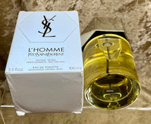Load image into Gallery viewer, L’homme YSL Yves Saint Laurent Eau De Toilette 3.3 Fl. Oz. 100 Ml. Spray Tester Bottle