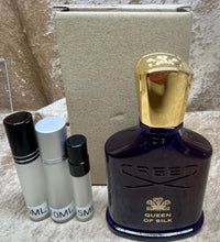Load image into Gallery viewer, Creed Queen of Silk Eau De Parfum Travel Size 0.33 Fl. Oz./10 Ml. Or 0.16 Fl. Oz./5 Ml. Atomizer Spray or Roll-on Bottle