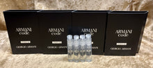 Load image into Gallery viewer, Armani Code Parfum Giorgio Armani For Men 4X Samples 1.2 Ml. 0.04 Fl. Oz. Spray