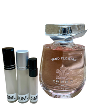 Load image into Gallery viewer, Creed Wind Flower Eau De Parfum Travel Size 0.33 Fl. Oz./10 Ml. Or 0.16 Fl. Oz./5 Ml. Atomizer Spray or Roll-on Bottle