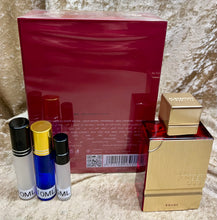 Load image into Gallery viewer, Amber Oud Rouge Al Haramain Travel Size 0.33 Fl. Oz. 10 Ml. Or 0.16 Fl. Oz. 5 Ml. Atomizer Spray or Roll-on Bottle