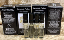 Load image into Gallery viewer, Tiziana Terenzi Cabiria  Extrait de Parfum 4X Samples Vials Spray 1.5ml / 0.05 oz