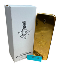 Load image into Gallery viewer, 1 Million Paco Rabanne Eau de Toilette 3.3 Fl. Oz. 100 Ml. Tester Spray  Bottle