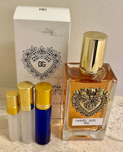 Load image into Gallery viewer, Dolce&amp;Gabbana Devotion for Women Eau de Parfum Travel Size 0.33 Fl. Oz. 10 Ml. or 0.16 Fl. Oz. 5 Ml. Atomizer Spray or Roll-on Bottle