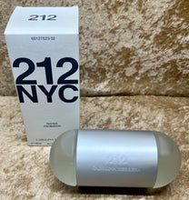 Load image into Gallery viewer, 212 NYC Carolina Herrera For Women Eau De Toilette 3.4 Fl. Oz./100 Ml. Tester Bottle