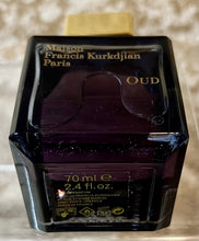 Load image into Gallery viewer, Oud Maison Francis Kurkdjian Eau De Parfum 2.4 Fl. Oz./70 Ml. Tester spray Bottle.