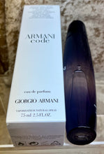 Load image into Gallery viewer, Armani Code Women Eau De Parfum 2.5 Fl. Oz. 75 Ml. Tester Bottle