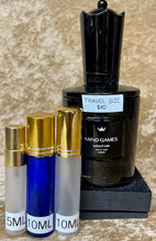 Load image into Gallery viewer, Mind Games Mentor Extrait de Parfum Travel Size 0.33 Fl. Oz./10 Ml. Or 0.16 Fl. Oz./5 Ml. Atomizer Spray or Roll-on Bottle