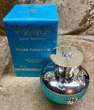 Load image into Gallery viewer, Versace Dylan Turquoise Pour Femme for Ladies Eau de Toilette 3.3 Fl. Oz. 100 Ml. Sealed Box
