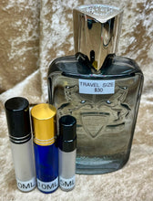 Load image into Gallery viewer, Castley Parfum de Marly Eau de Parfum Travel Size 0.33 Fl. Oz./10 Ml. Or 0.16. Fl. Oz./5 Ml Atomizer Spray or Roll-on Bottle