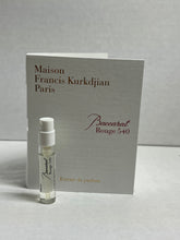 Load image into Gallery viewer, Baccarat Rouge 540  Maison Francis Kurkdjian Extrait de Parfum 0.06 Fl. Oz./2 Ml. Sample Spray Bottle