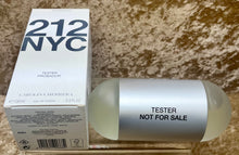 Load image into Gallery viewer, 212 NYC Carolina Herrera For Women Eau De Toilette 3.4 Fl. Oz./100 Ml. Tester Bottle