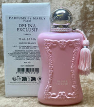 Load image into Gallery viewer, Delina Exclusif Parfums de Marly Eau de Parfum 2.7 Fl. Oz./75 Ml. Tester Bottle