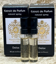 Load image into Gallery viewer, Tiziana Terenzi Delox Extrait de Parfum 2X Sample Vial Spray 1.5ml / 0.05 oz