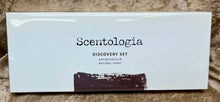 Load image into Gallery viewer, Scentologia Discovery 9 X Samples Set EDP 2 Ml./0.60 Fl Oz. Sprays Sealed Box.


Ab.so.lute.,

Sil.lage.,

Forest.Blends.,

Sens.ory.,

Soli.flore.,

Tra.ce.,

Syn.ergy.,

Immortal Potuon,

Ober.dose