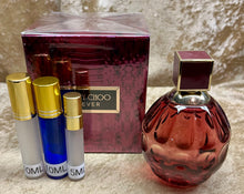 Load image into Gallery viewer, Jimmy Choo Fever Eau De Parfum 0.33 Fl. Oz. 10Ml. Or 0.16 Oz. Fl. 5 Ml. Atomizer Spray or Roll-on Bottle