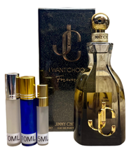 Load image into Gallery viewer, I Want Choo Forever  Travel Size 0.33 Fl. Oz. 10Ml. Or 0.16 Fl. Oz. 5Ml. Atomizer Spray or Roll-on Bottle