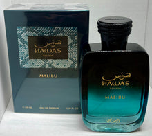 Load image into Gallery viewer, Hawas Malibu For Him Eau de Parfum 3.38 Fl. Oz./100 Ml. Sealed Box