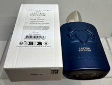 Load image into Gallery viewer, Layton Exclusif Parfum de Marly Eau de Parfum 4.2 Fl. Oz./125 Ml. New never used tester bottle.