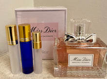 Load image into Gallery viewer, Miss Dior Absolutely Blooming Travel Size Eau de Parfum 0.33 Fl. Oz. 10 Ml. Or 0.16 Fl. Oz. 5 Ml. Atomizer Spray or Roll-on Bottle.