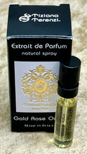 Load image into Gallery viewer, Tiziana Terenzi Gold Rose Oudh Extrait de Parfum Boxed 1X Sample Vails Spray 1.5ml / 0.05 oz..