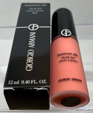 Load image into Gallery viewer, Cheek and Lips Tint Shine Luminous Silk Giorgio Armani Rosy Peach 50.5. - 0.40 Fl. Oz./12 Ml.